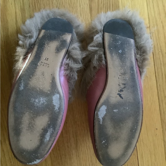 Gucci Princetown Fur Loafers - Picture 14 of 15